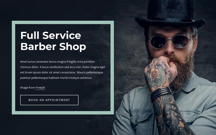 Barber shop NYC HTML Template