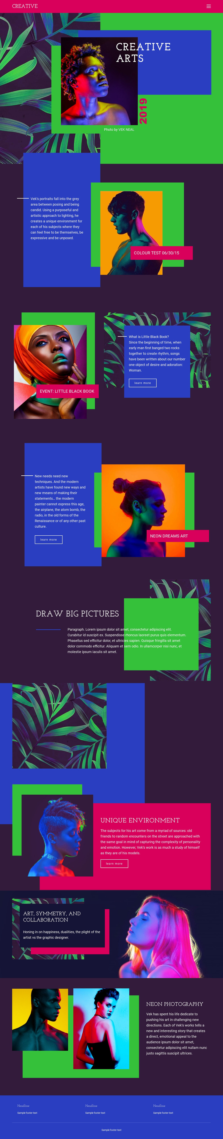 Creative Art Ideas WordPress Theme