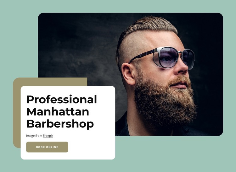 Premium barbershop midtown manhattan HTML Template
