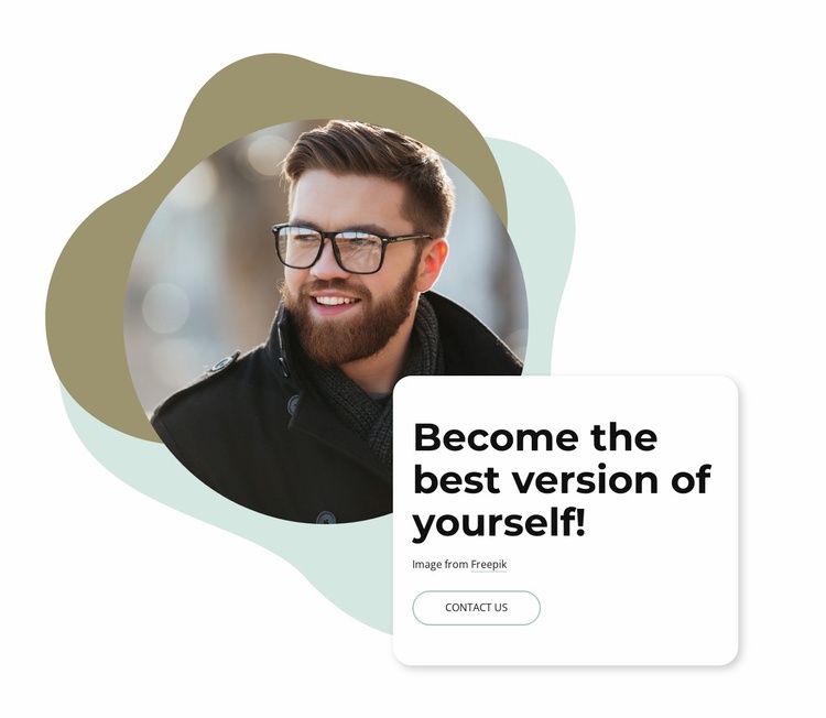 How to become the best version of yourself Website Template