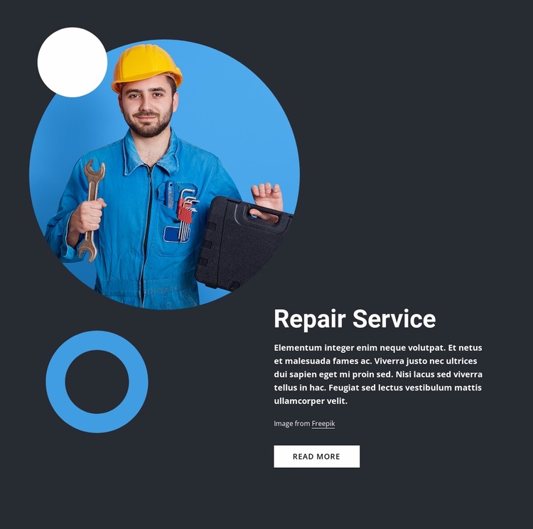 Best home repair services Website Template