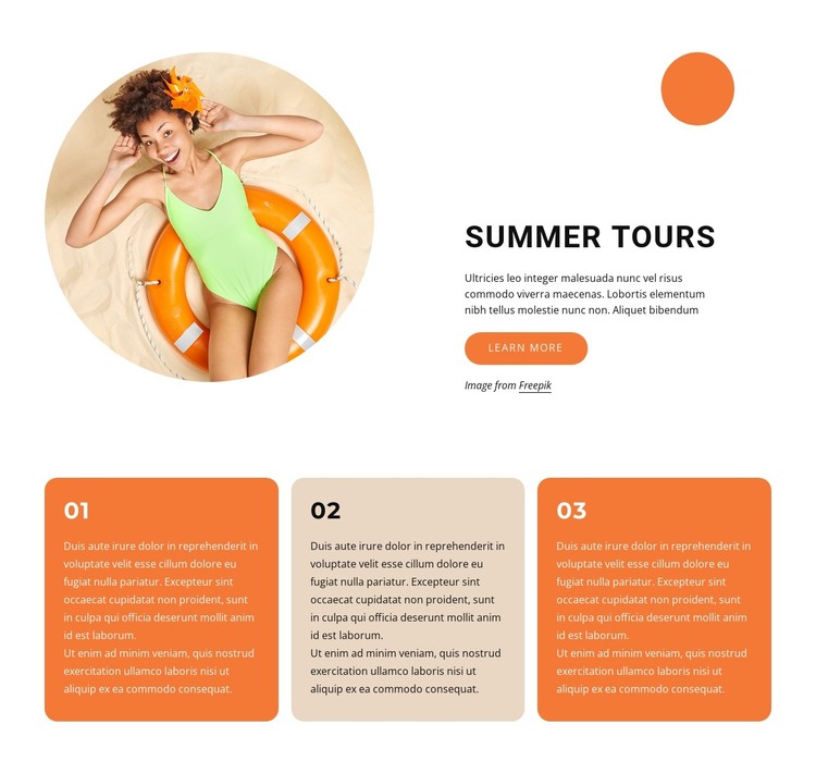 Find the best tours and trips HTML Template