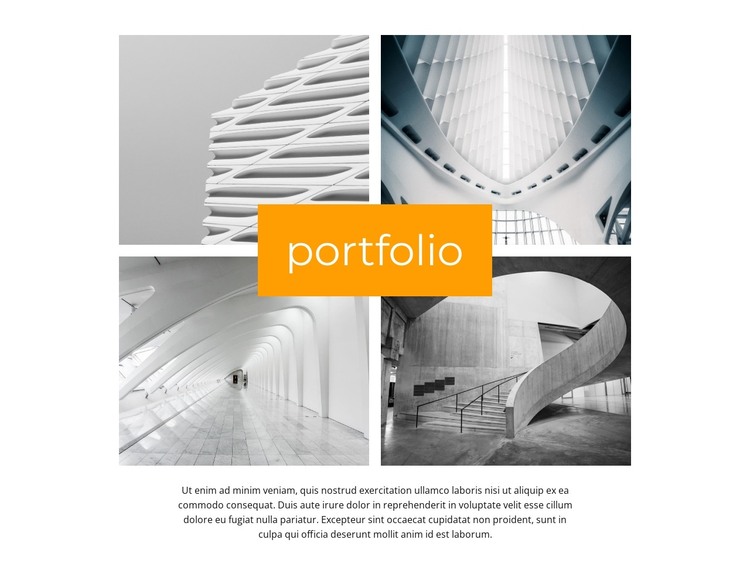 Structural engineer portfolio HTML Template