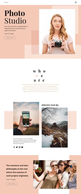 Amazing portfolio CSS Template