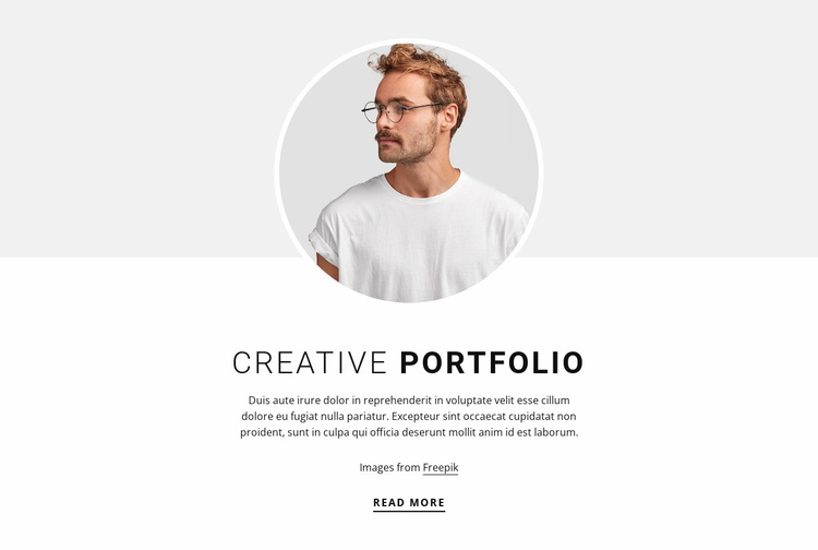 Web design Portfolio Website Template
