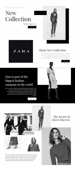 wix fashion designer template