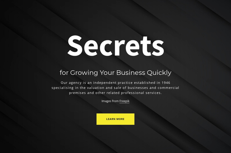 Secrets of growing your business Website Design