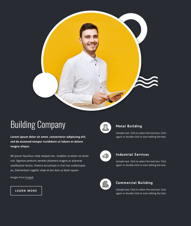 We build your dream home HTML5 Template