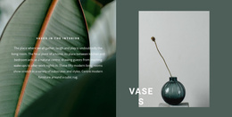 Vases As Decor Interior Design Landing Pages