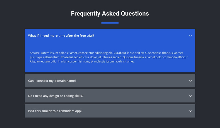 Asked questions Website Design