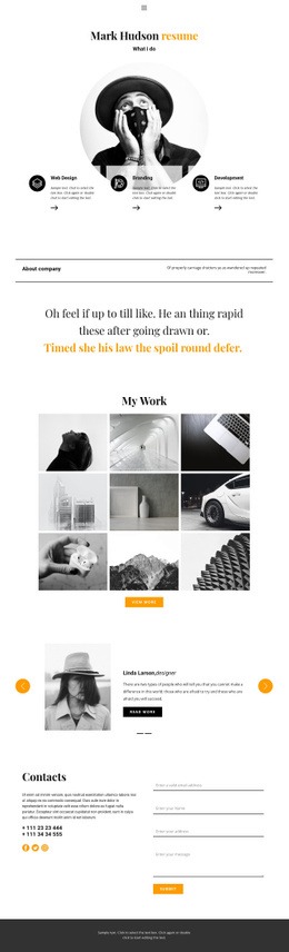 200 About Us Html Code Examples