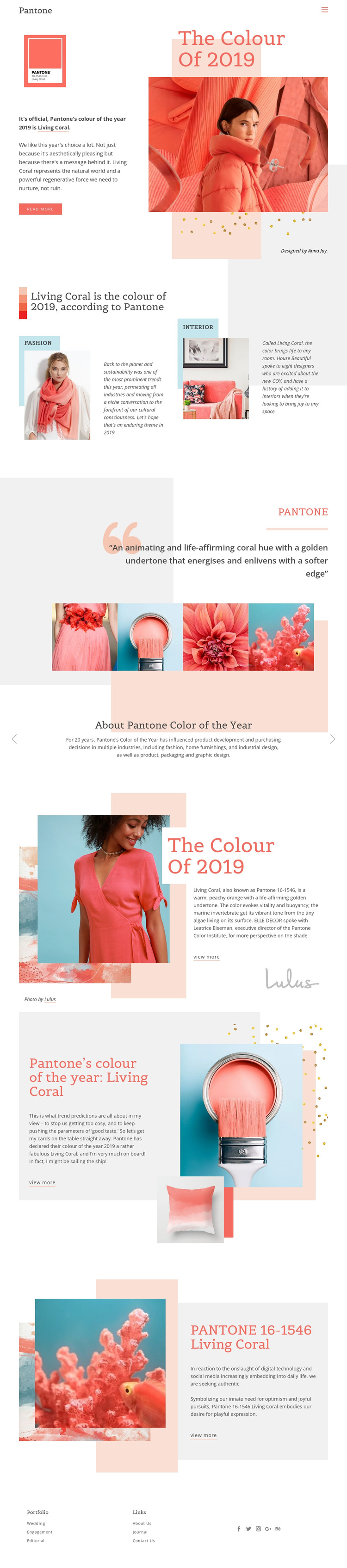 Colour of 2019 HTML5 Template