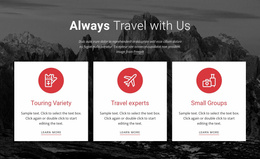 Get started with the free version Website Template