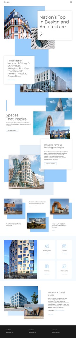 340 Architecture & Building CSS Templates