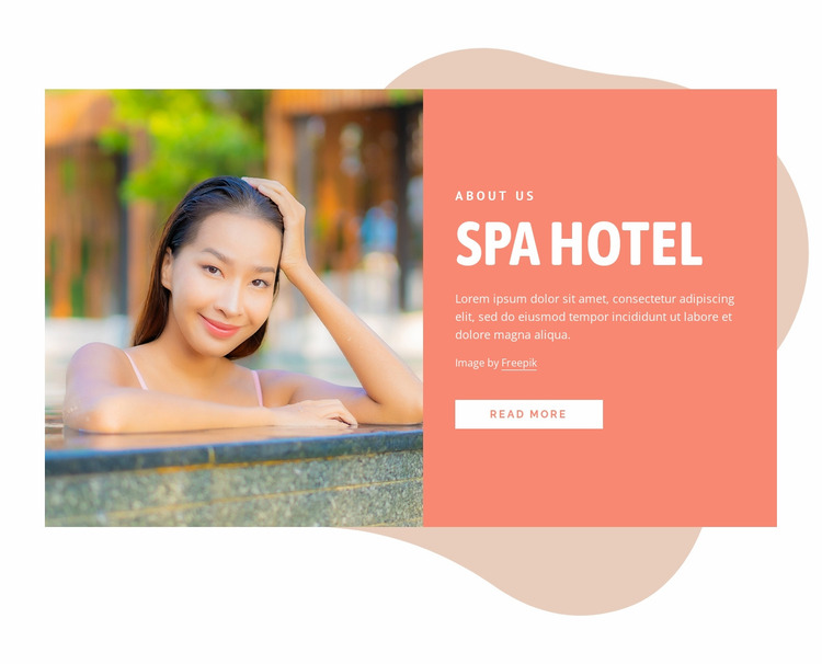 Best luxury resort Website Mockup