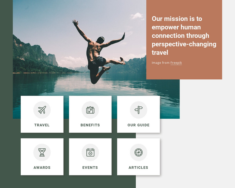 Active and& adventurous HTML Template