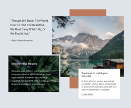 Premium Corporate Travel Agency Wordpress Theme Site Templates