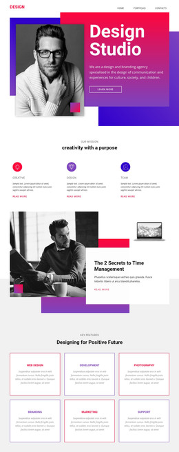 html biography template