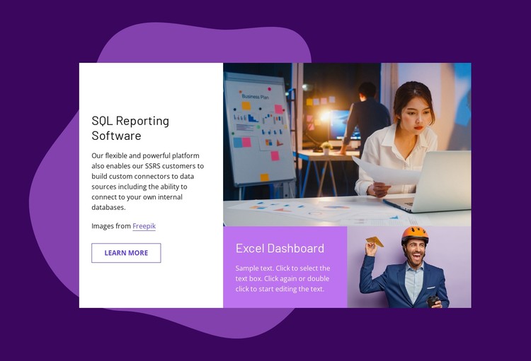 SQL reporting software CSS Template