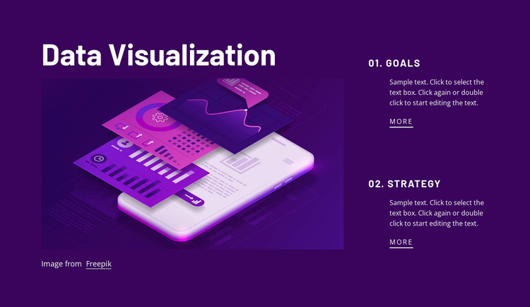 Data Visualization Website Template