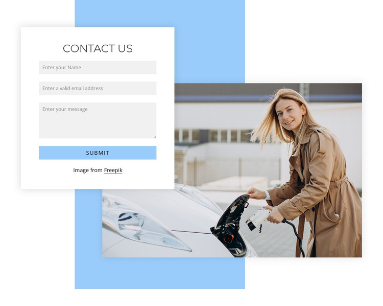Find charging stations HTML5 Template