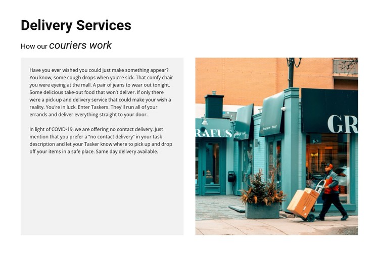 Delivery Services Courier Work Css Template