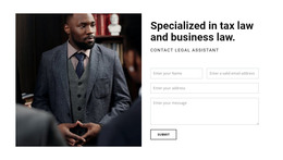 Contact Legal Assistant WordPress Templates