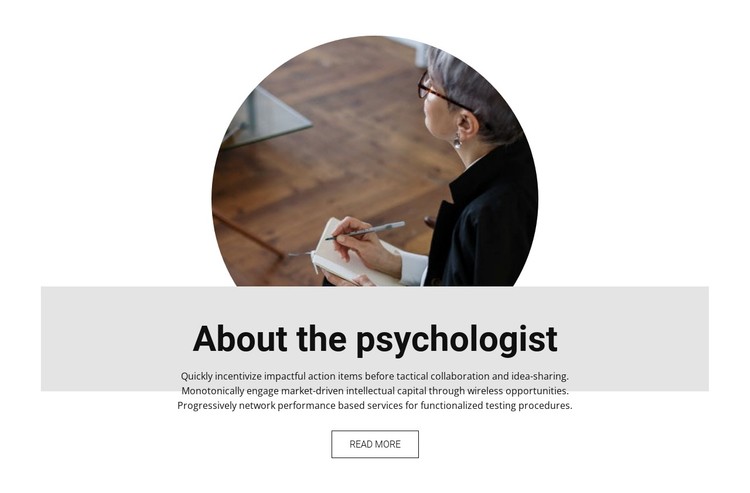 About the psychologist Static Site Generator