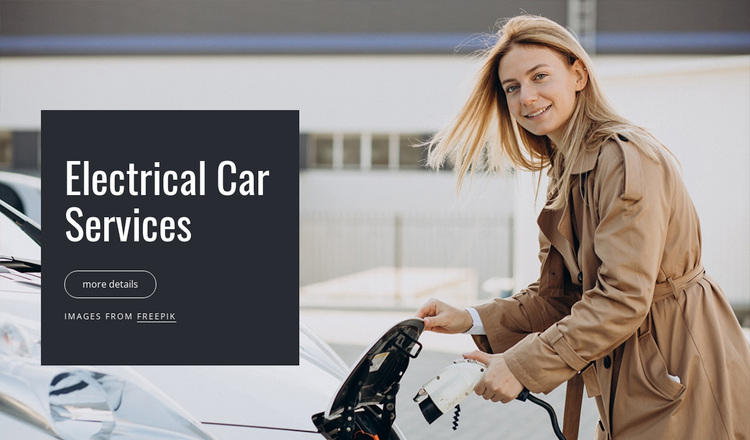 Electrical car services Template