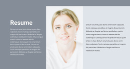 Cosmetologist'S Resume Built-In Cms Functionality