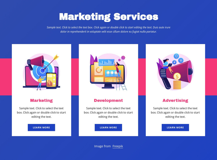 Marketing services HTML5 Template