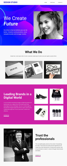 We Develop The Brand'S Core Create A Website Features