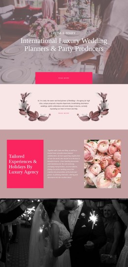 Fresh flowers for celebrations CSS Template
