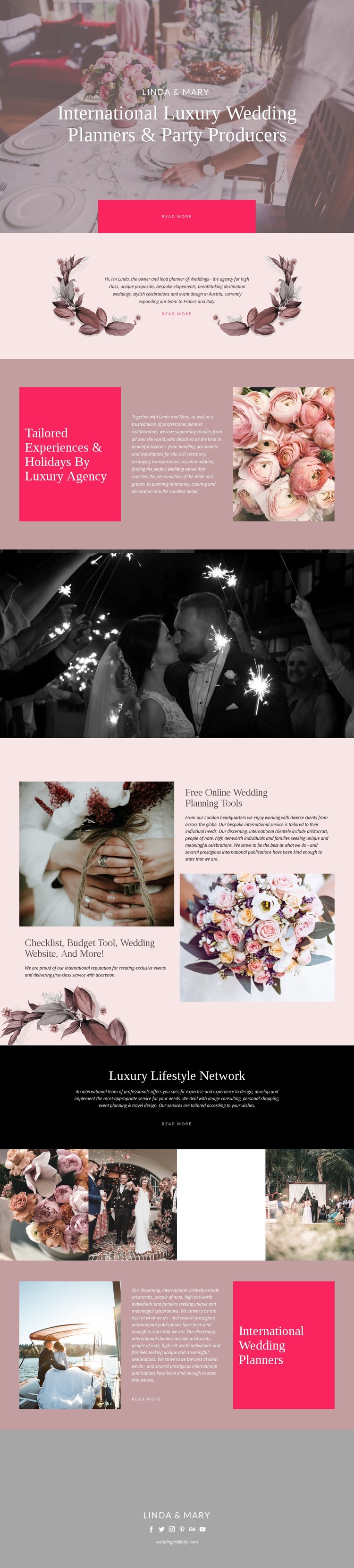 Luxury Wedding CSS Template