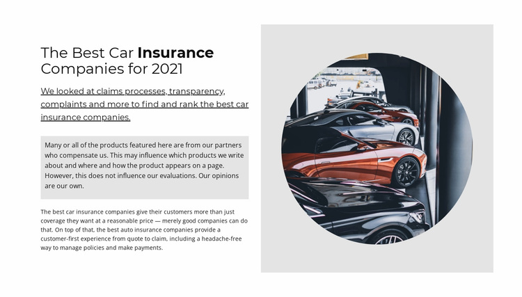 Best Car Insurance Website Design