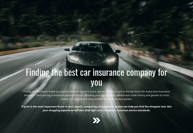 Shop Car Insurance Quotes Insurance For Your Car Landing Page