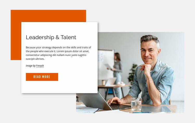 Leadership and talent WordPress Website Builder