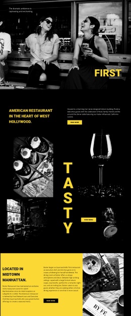 Restaurant menu Html Code Example