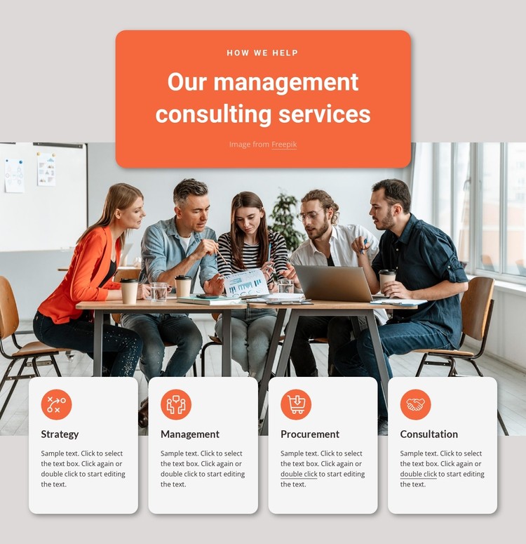 Our top consulting services CSS Template