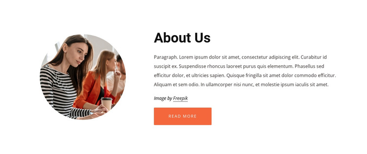 About our consulting company HTML Template