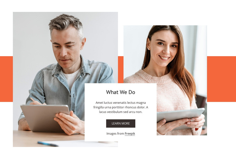 People and change HTML5 Template