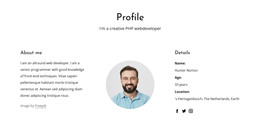 Profile HTML Templates