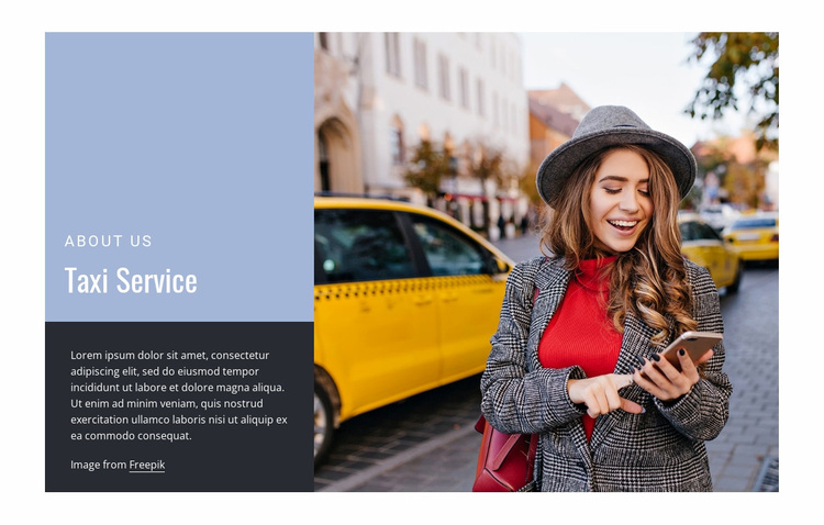 New York taxi service Website Design