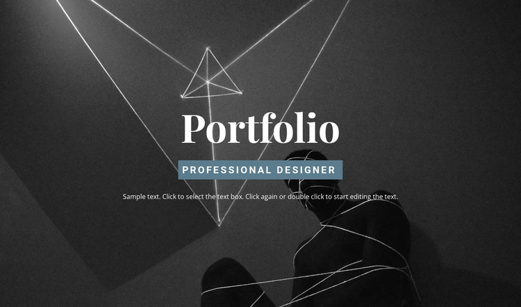 Check out the portfolio Template