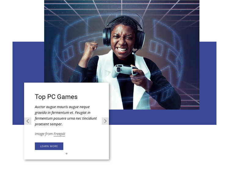 Top PC games HTML Template