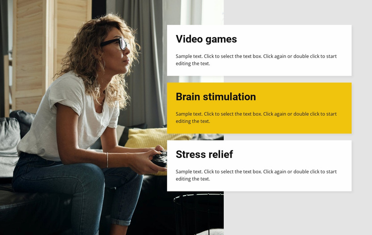 Games for every interest Website Template