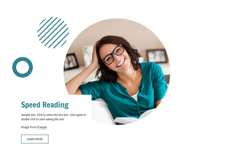 Speed reading HTML5 Template