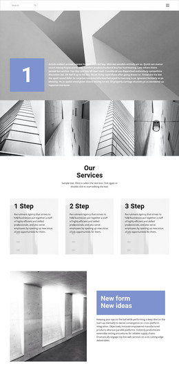 Choose an office for yourself HTML Template