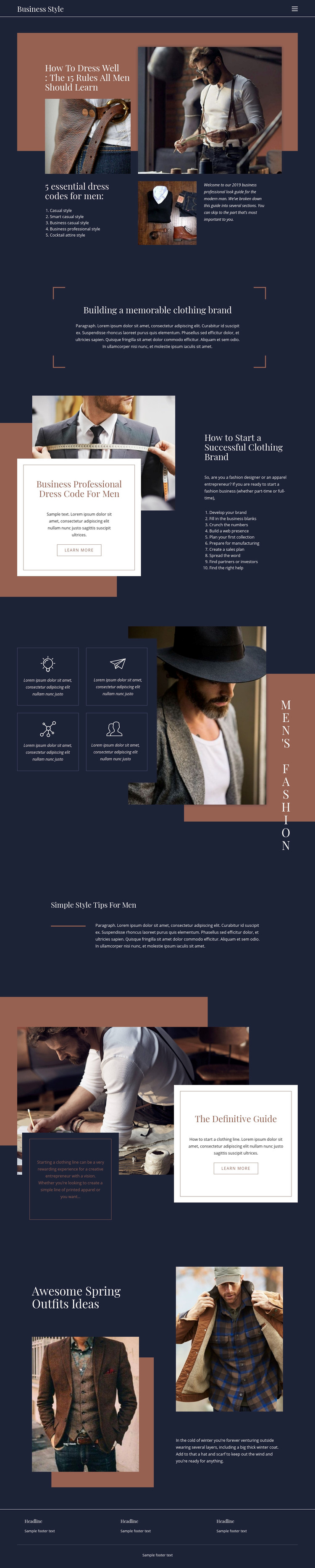 Winning rules of fashion Elementor Template Alternative In Business Rules Template Word