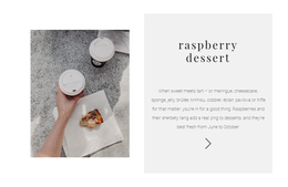 New Raspberry Dessert Happy Developer